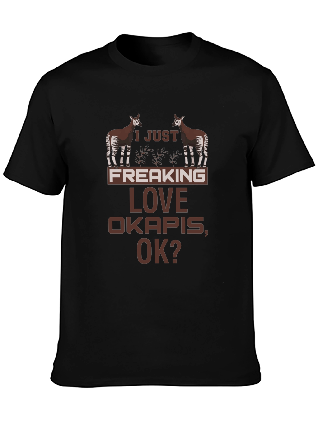I Love Okapis Graphic T-Shirt