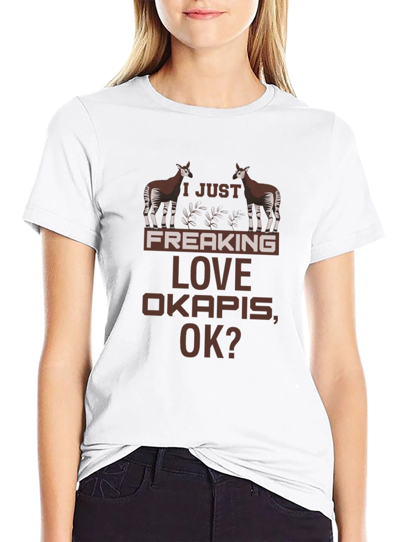 I Love Okapis Graphic T-Shirt