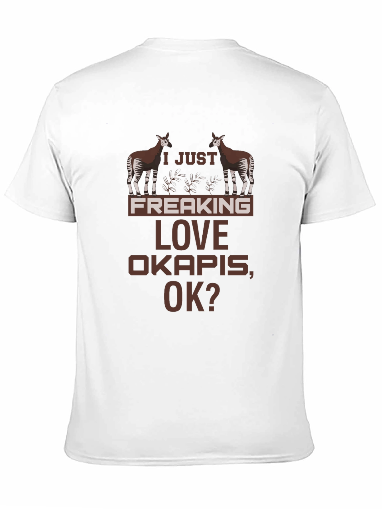 I Love Okapis Graphic T-Shirt