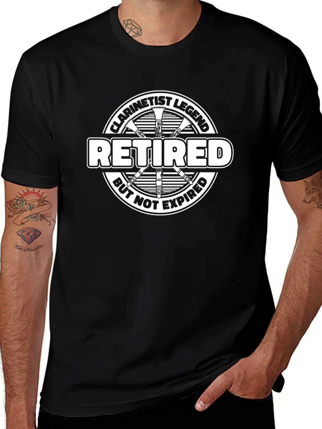 Retired Clarinetist Legend T-Shirt - But Not Expired!