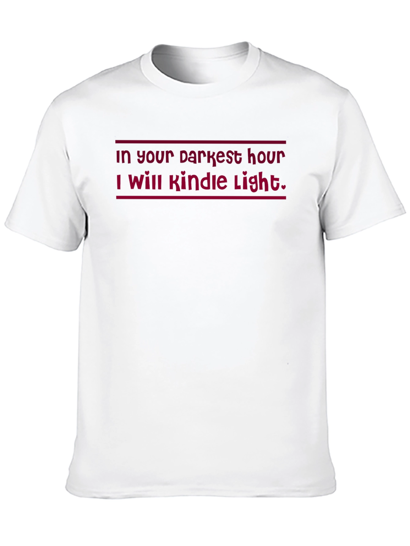 Darkest Hour Kindle Light Graphic T-Shirt