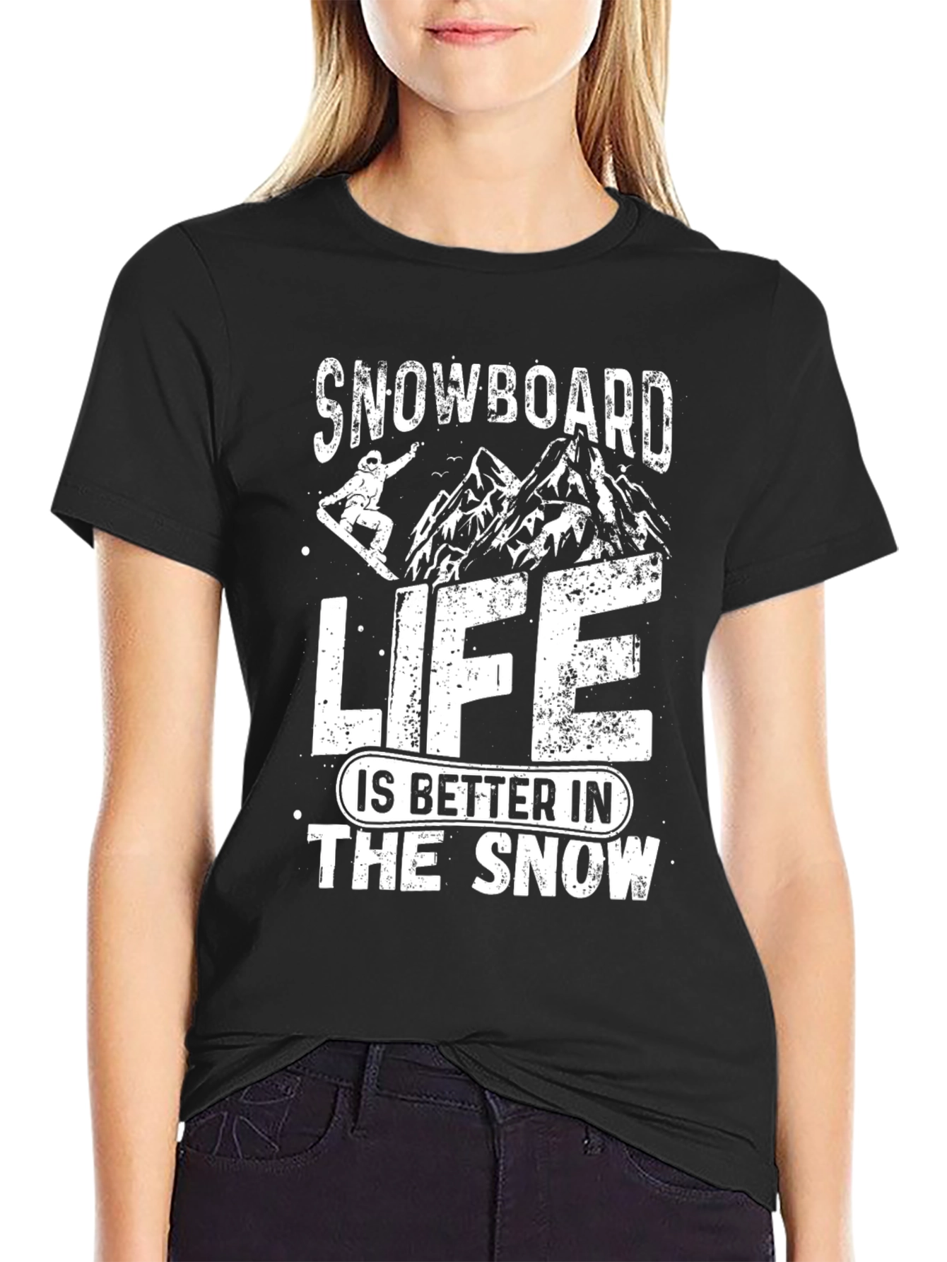 Snowboard Life T-Shirt - Winter Sports Apparel