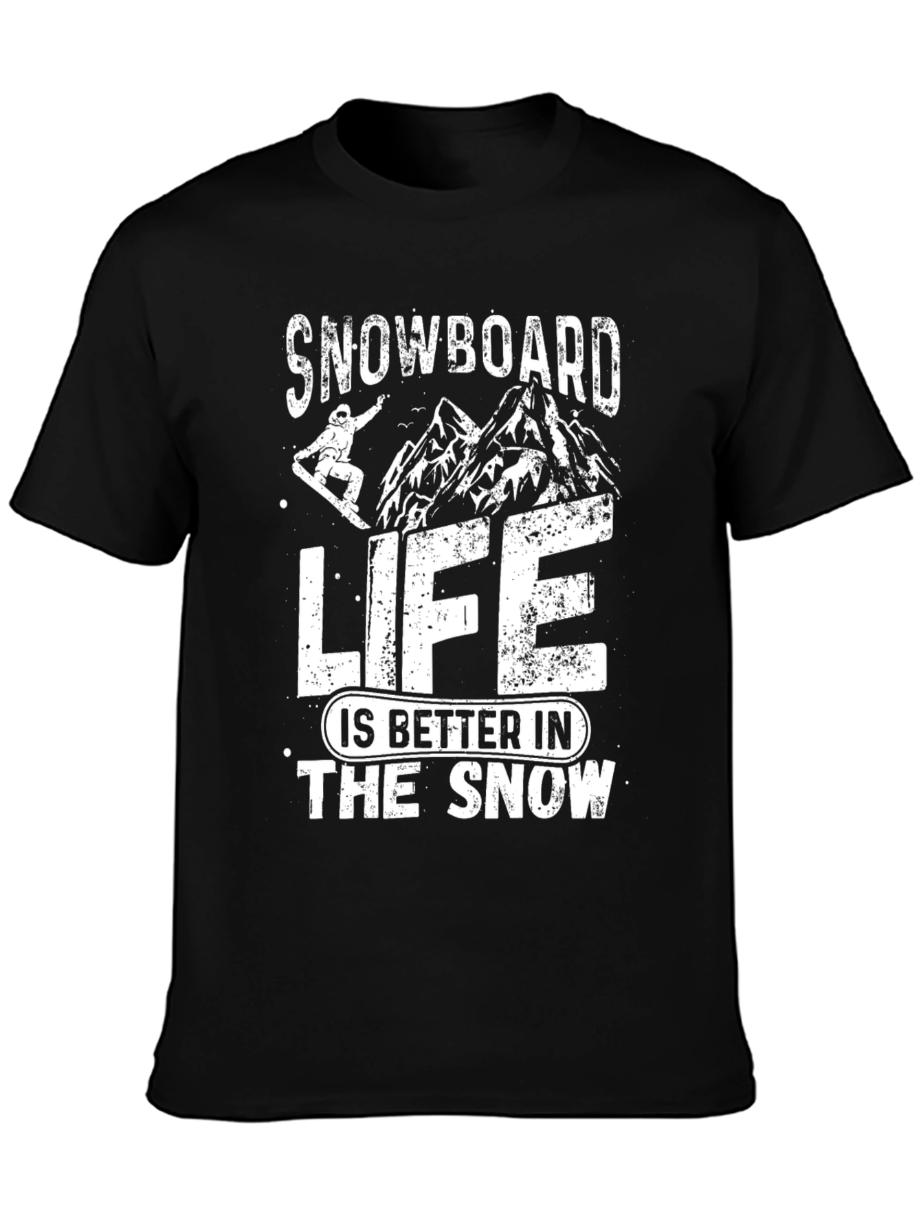 Snowboard Life T-Shirt - Winter Sports Apparel