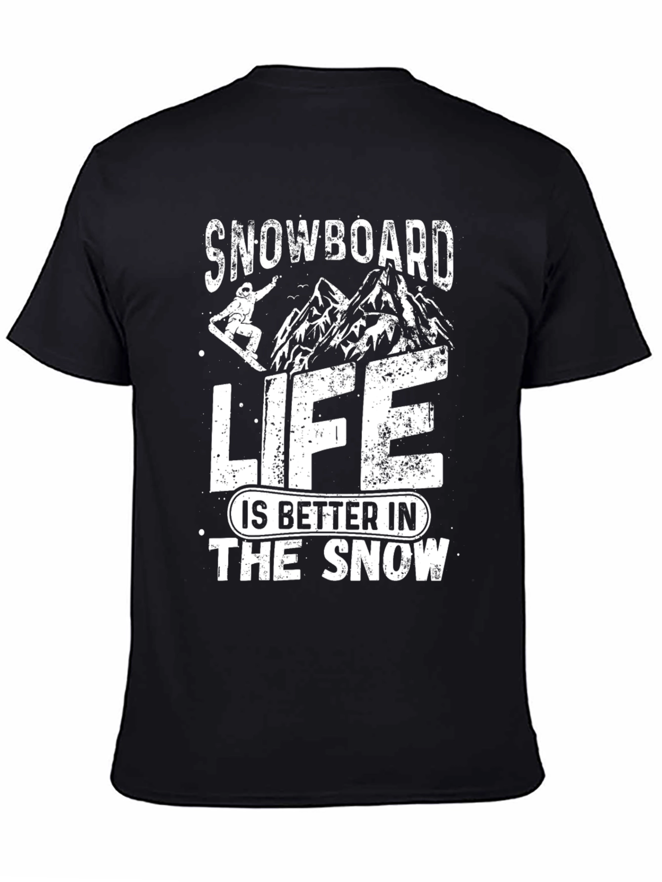 Snowboard Life T-Shirt - Winter Sports Apparel