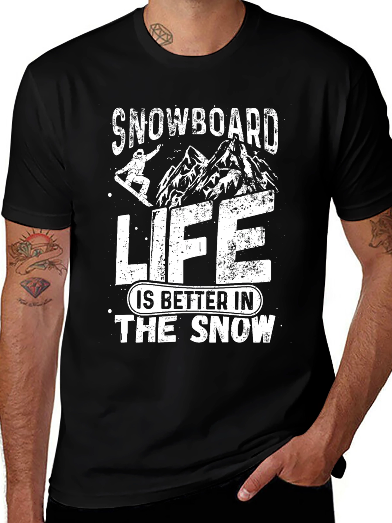Snowboard Life T-Shirt - Winter Sports Apparel