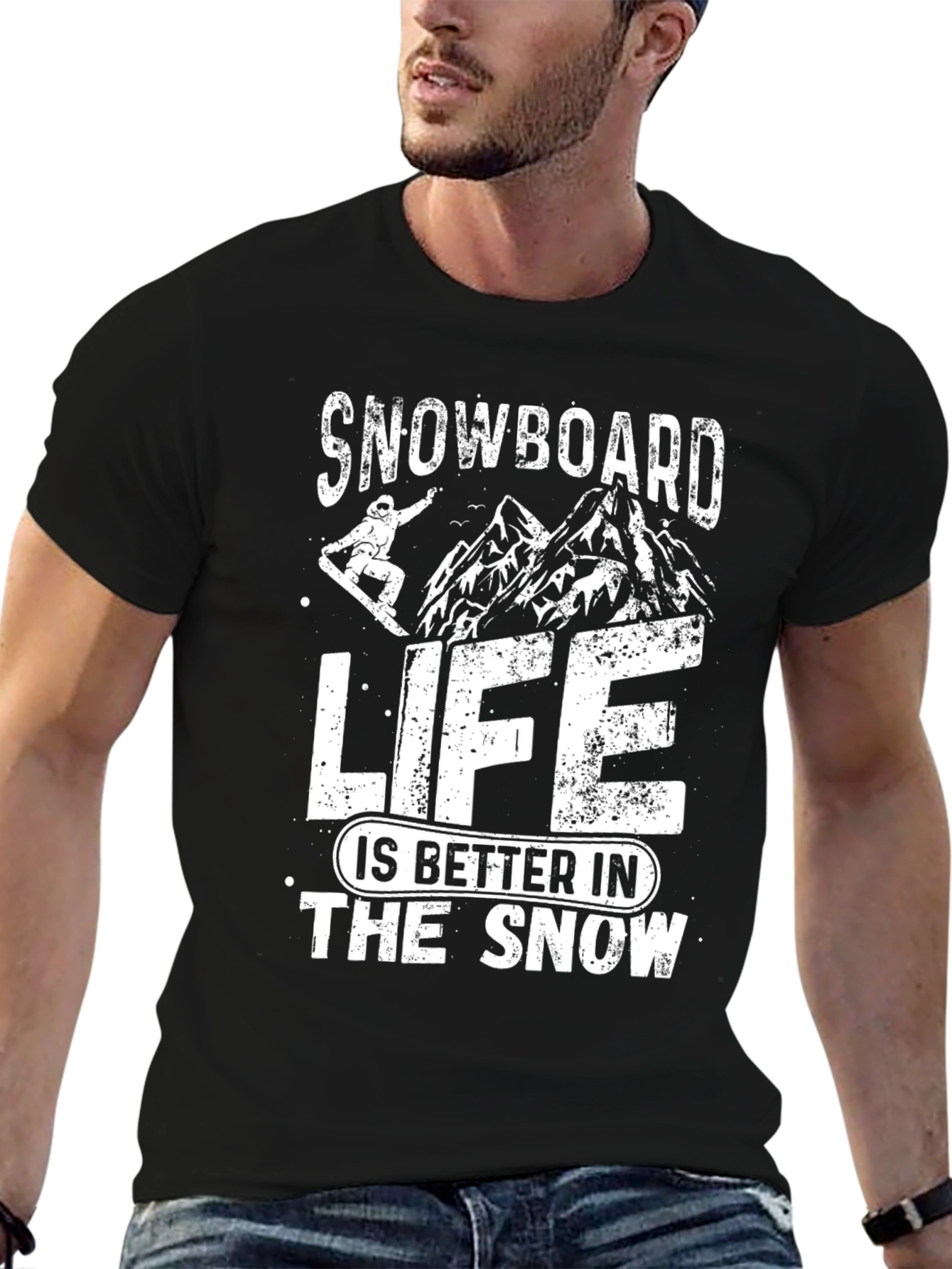Snowboard Life T-Shirt - Winter Sports Apparel