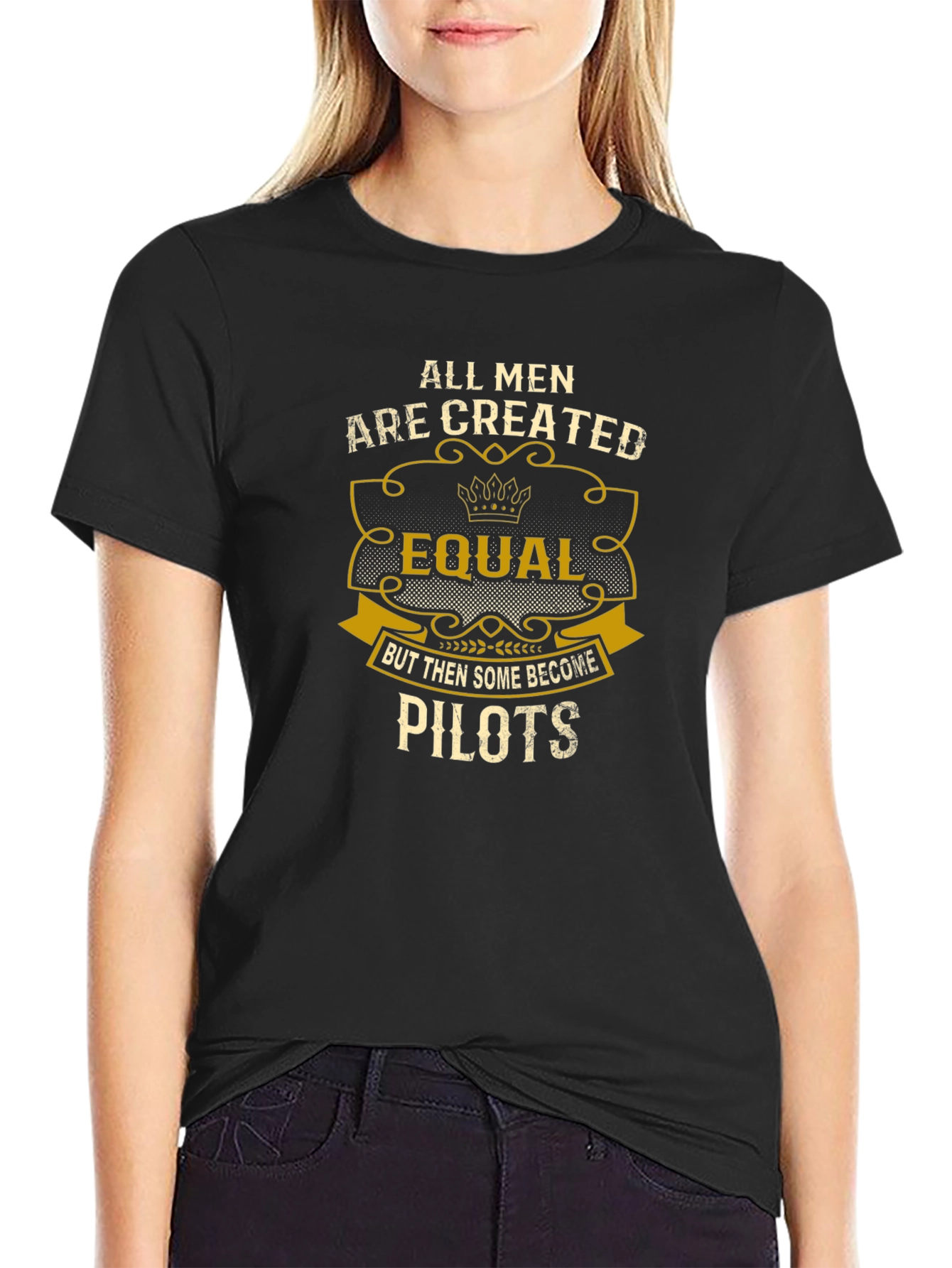 All Men Are Created Equal Pilot T-Shirt