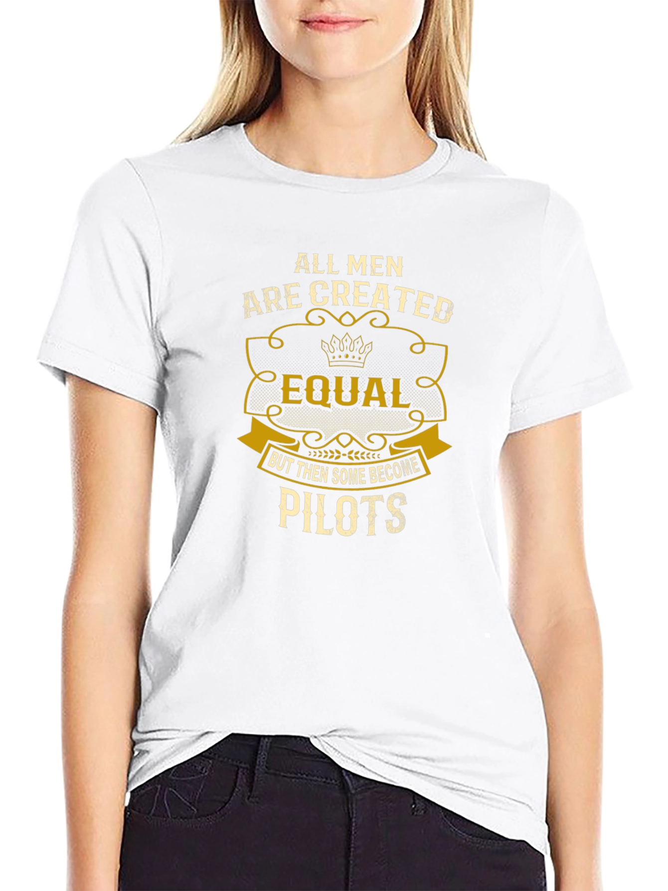 All Men Are Created Equal Pilot T-Shirt