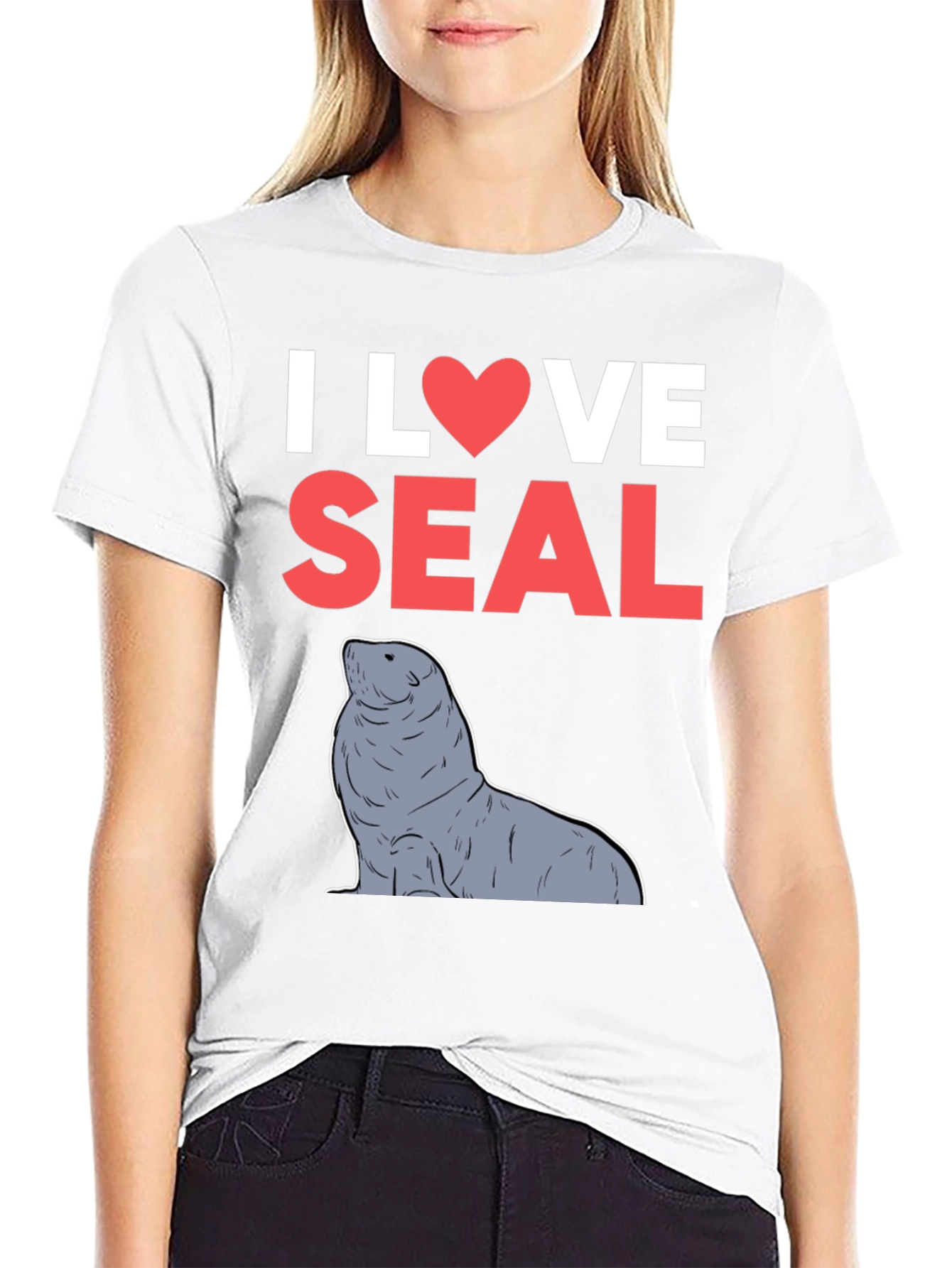 I Love Seal Graphic T-Shirt
