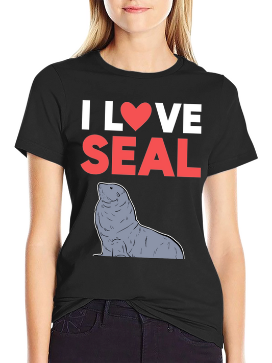 I Love Seal Graphic T-Shirt