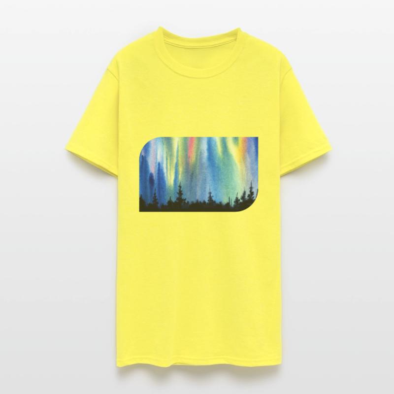 Aurora Borealis Forest Polar Lights