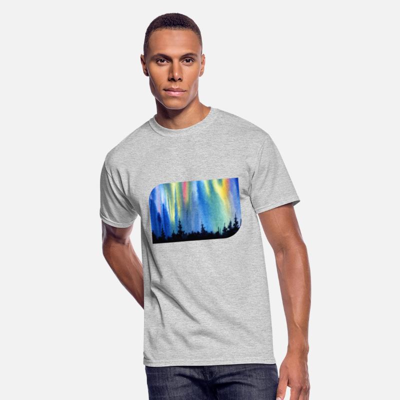 Aurora Borealis Forest Polar Lights