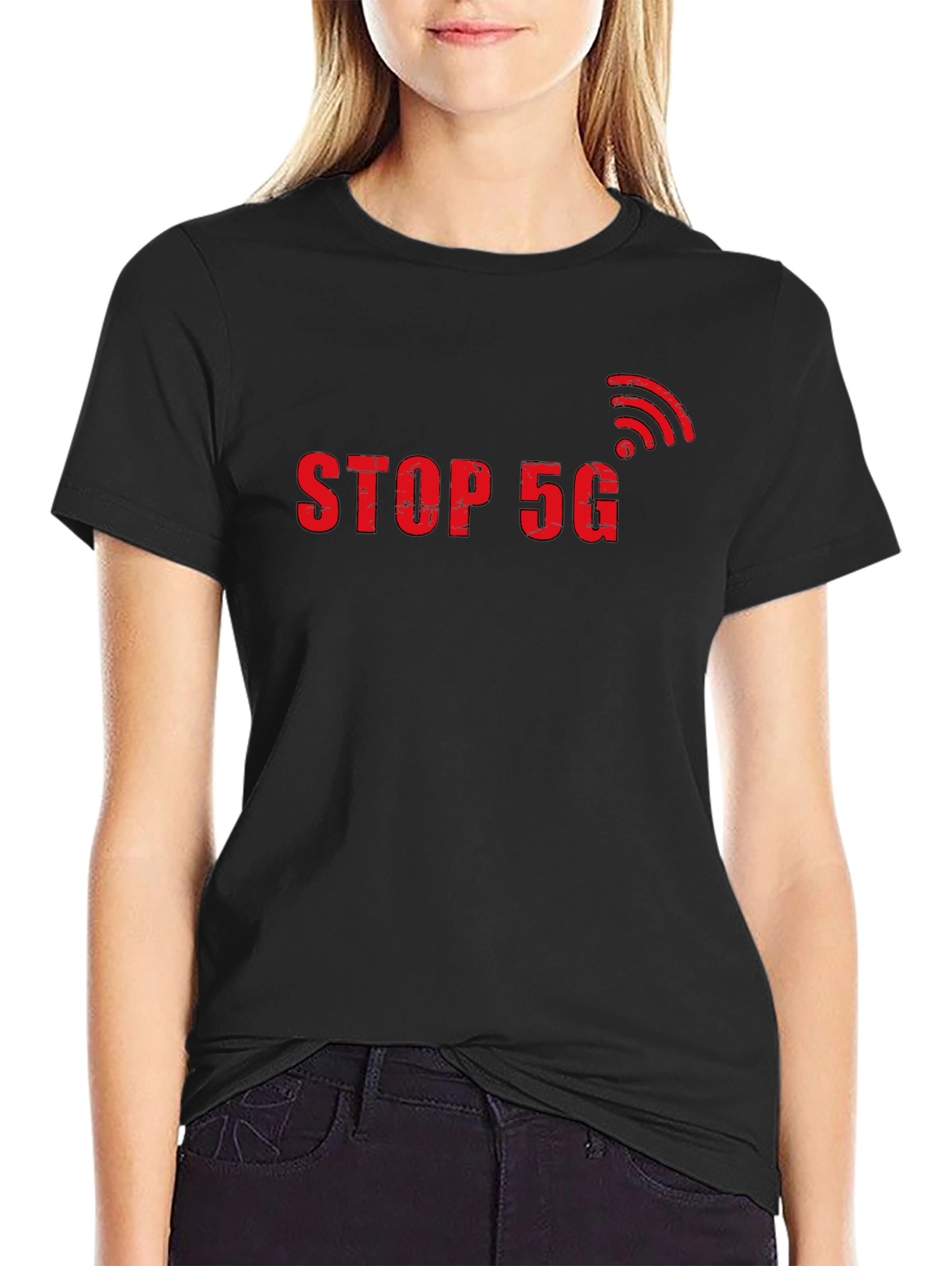 Stop 5G Protest Tee - Anti-5G Conspiracy T-Shirt