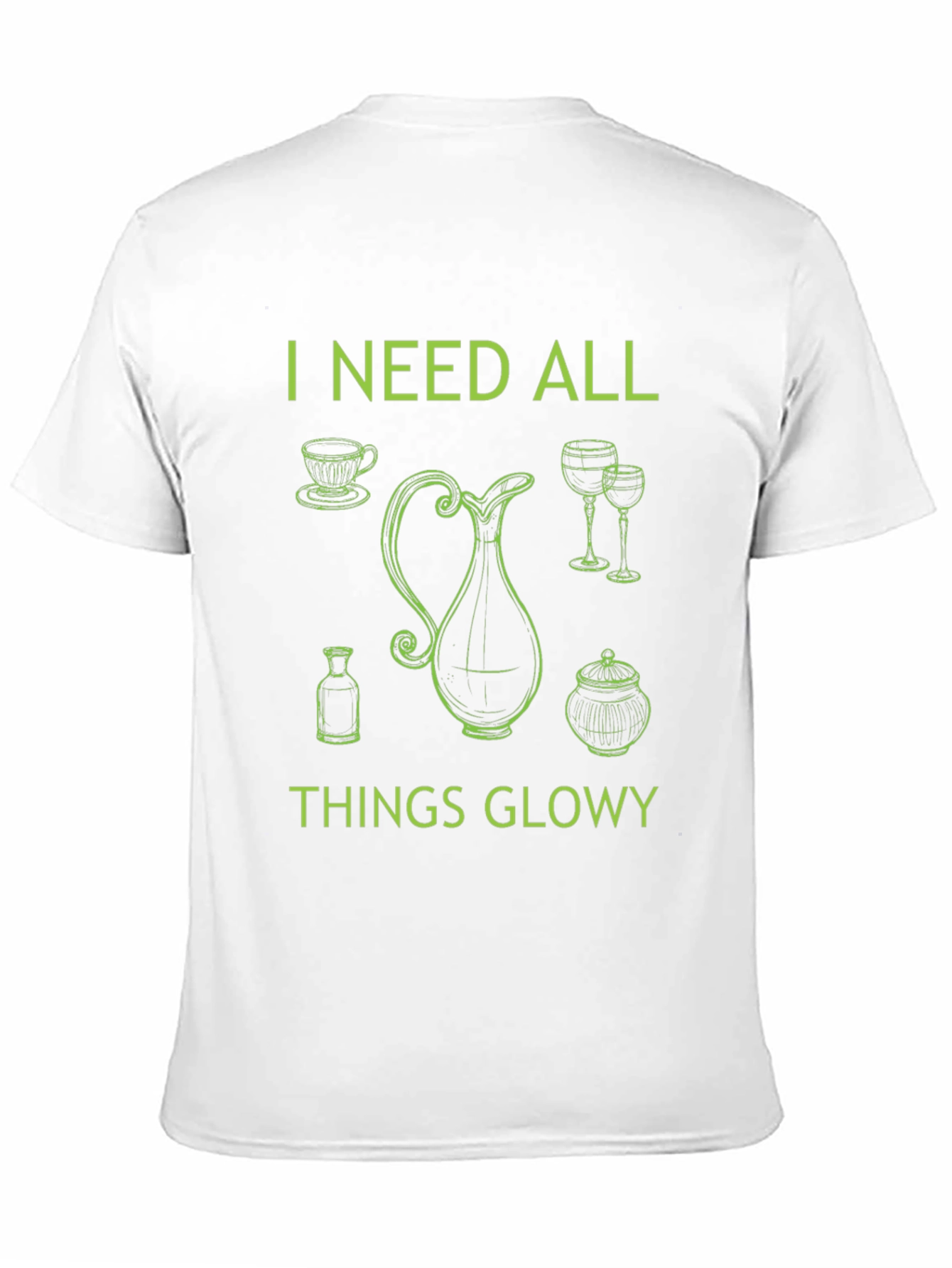 I Need All Things Glowy T-Shirt - Black