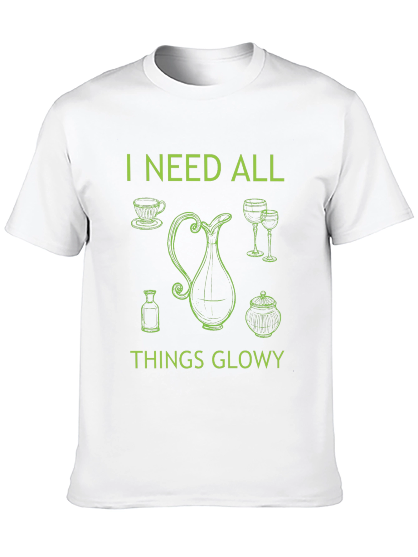 I Need All Things Glowy T-Shirt - Black