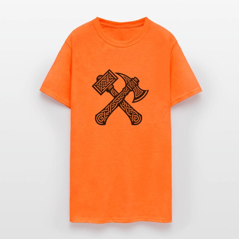 Axe And Hammer In Celtic Knots