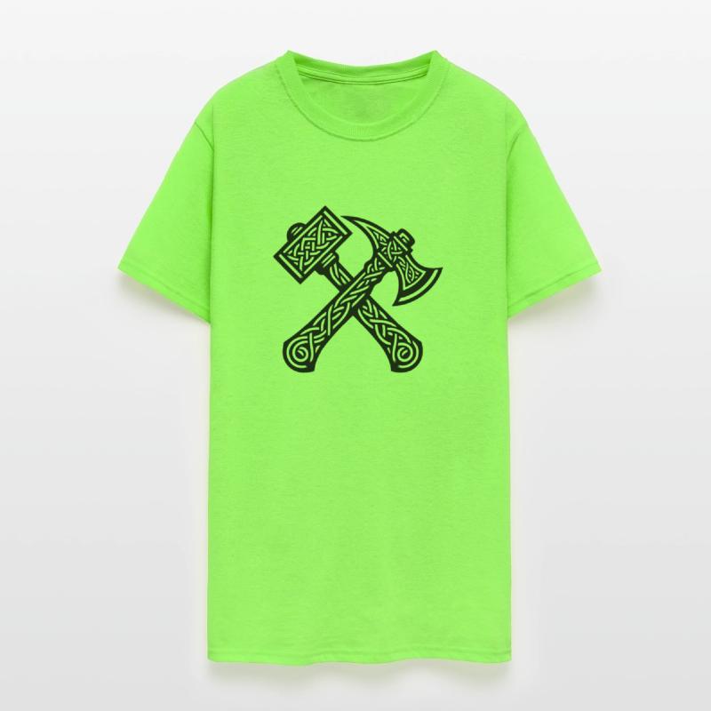 Axe And Hammer In Celtic Knots