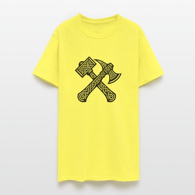 Axe And Hammer In Celtic Knots