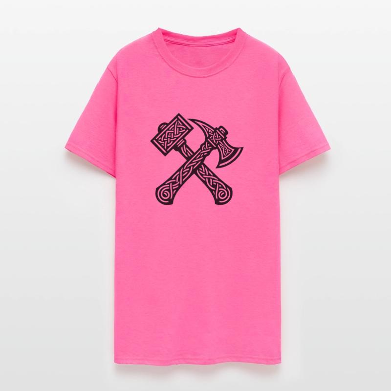 Axe And Hammer In Celtic Knots