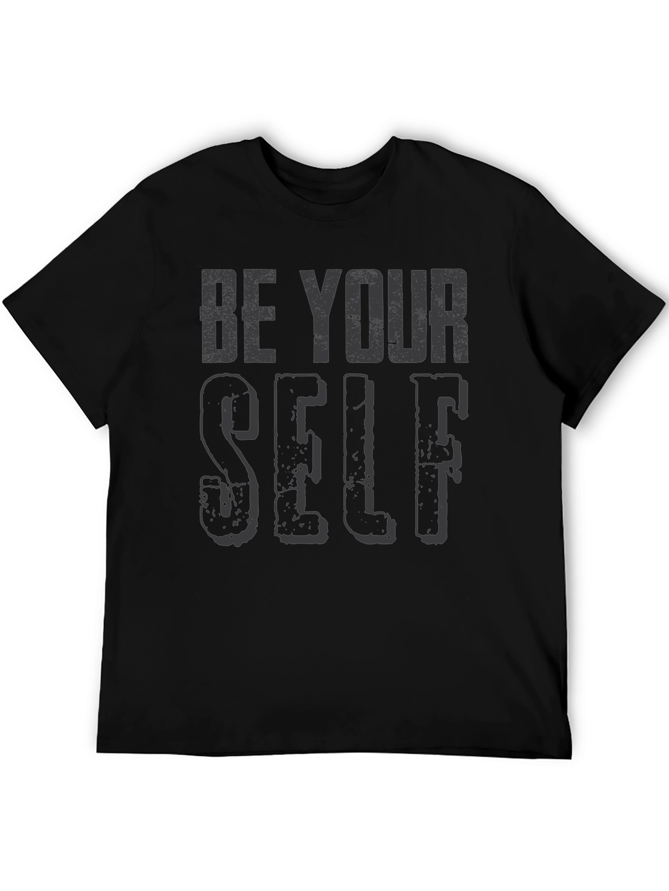 Be Yourself Graphic Tee - Black