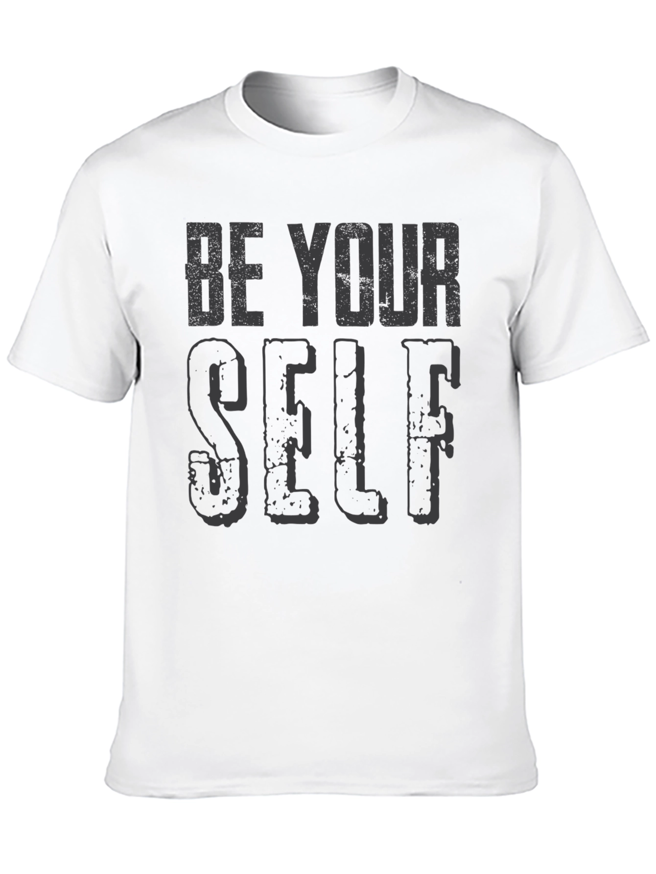 Be Yourself Graphic Tee - Black