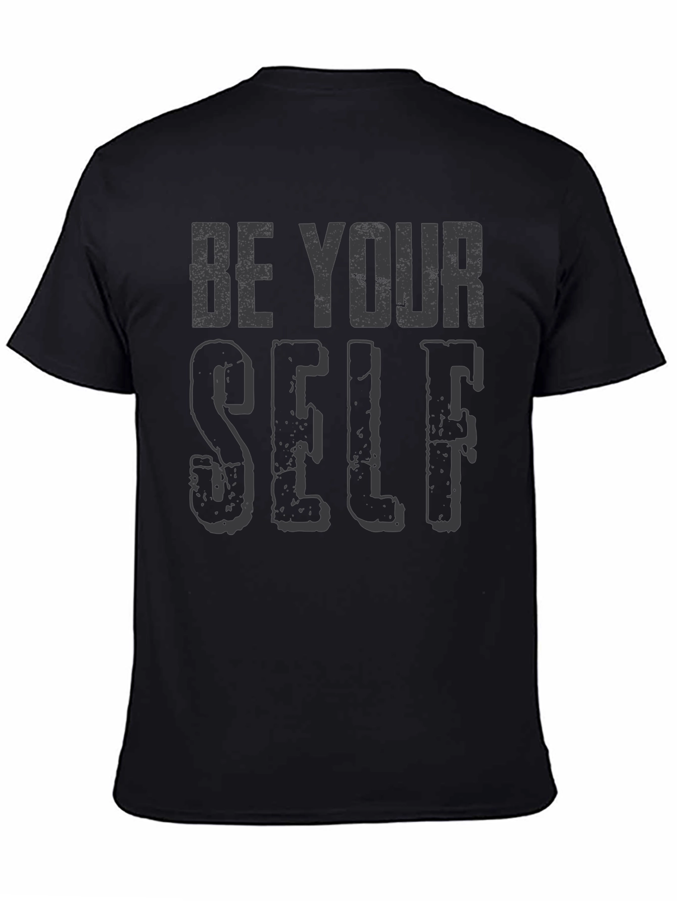 Be Yourself Graphic Tee - Black