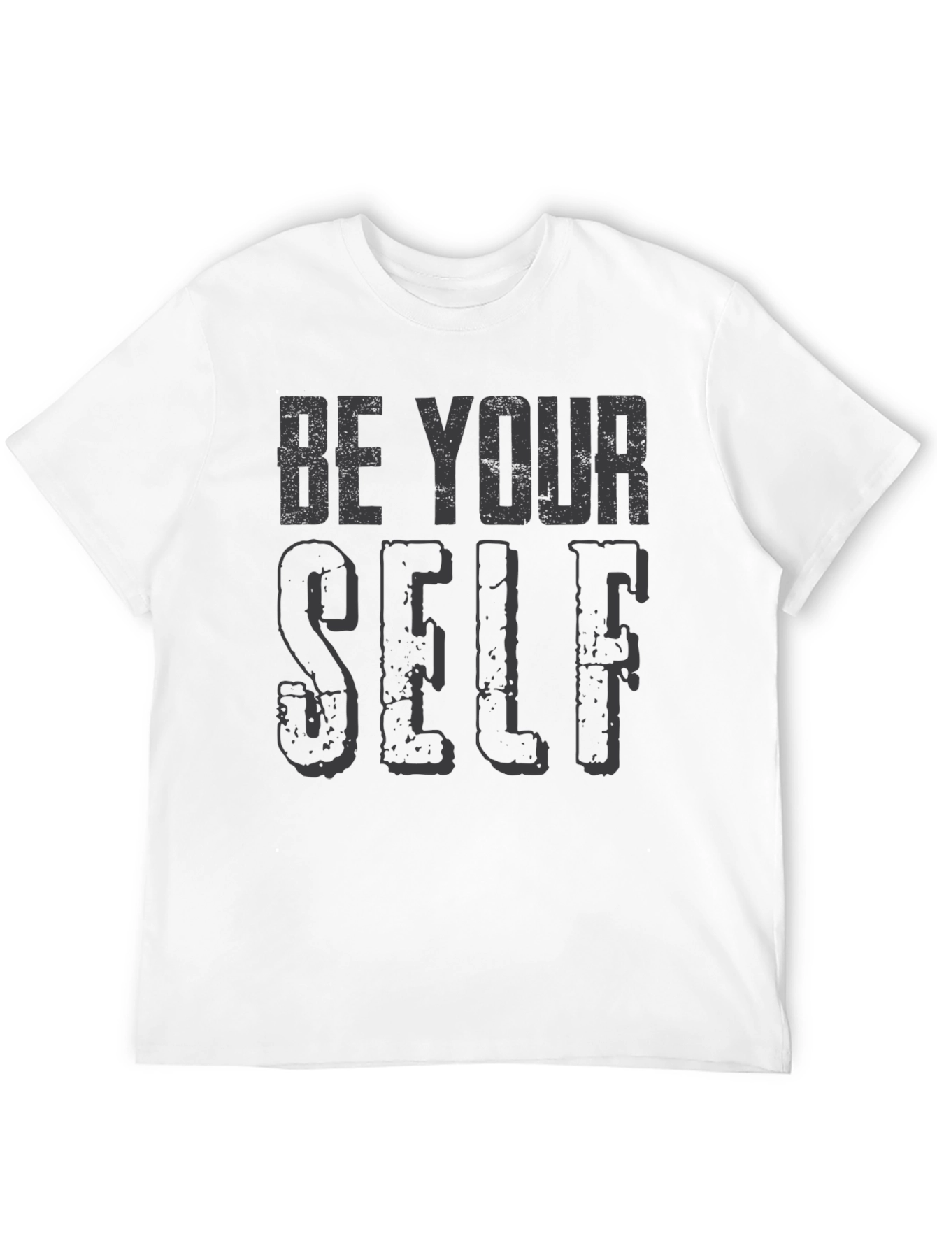 Be Yourself Graphic Tee - Black