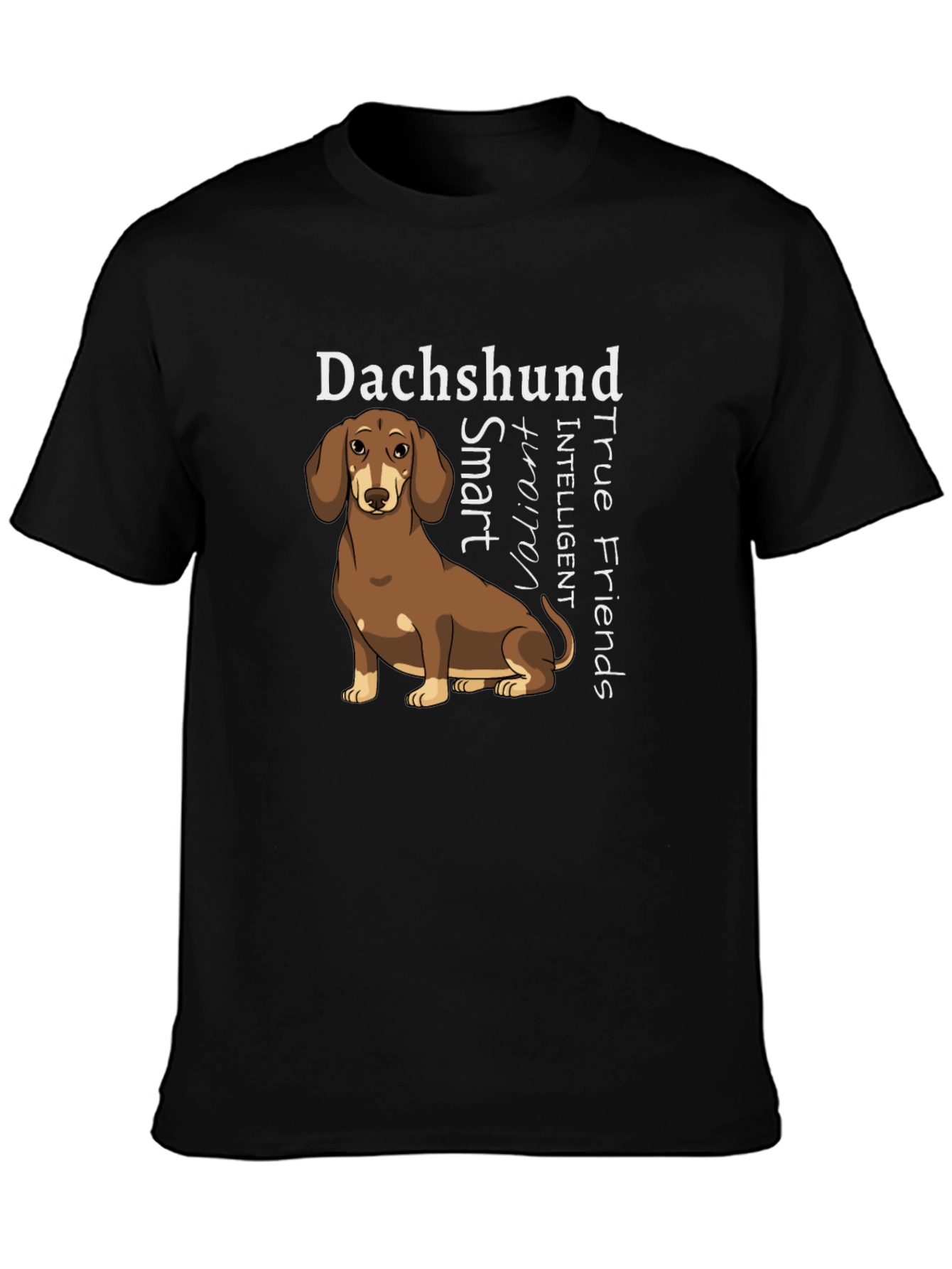 Dachshund True Friends Graphic Tee