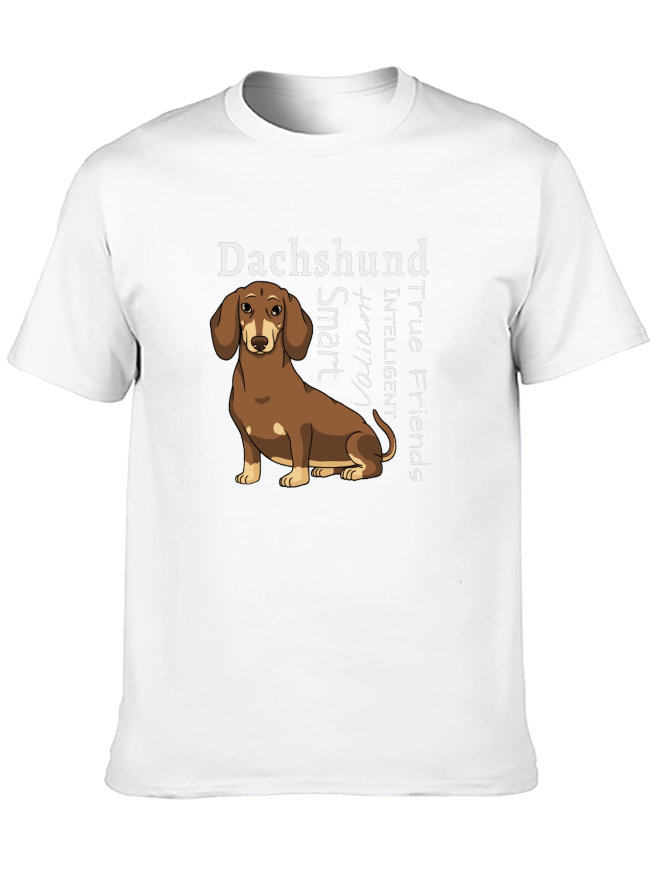 Dachshund True Friends Graphic Tee