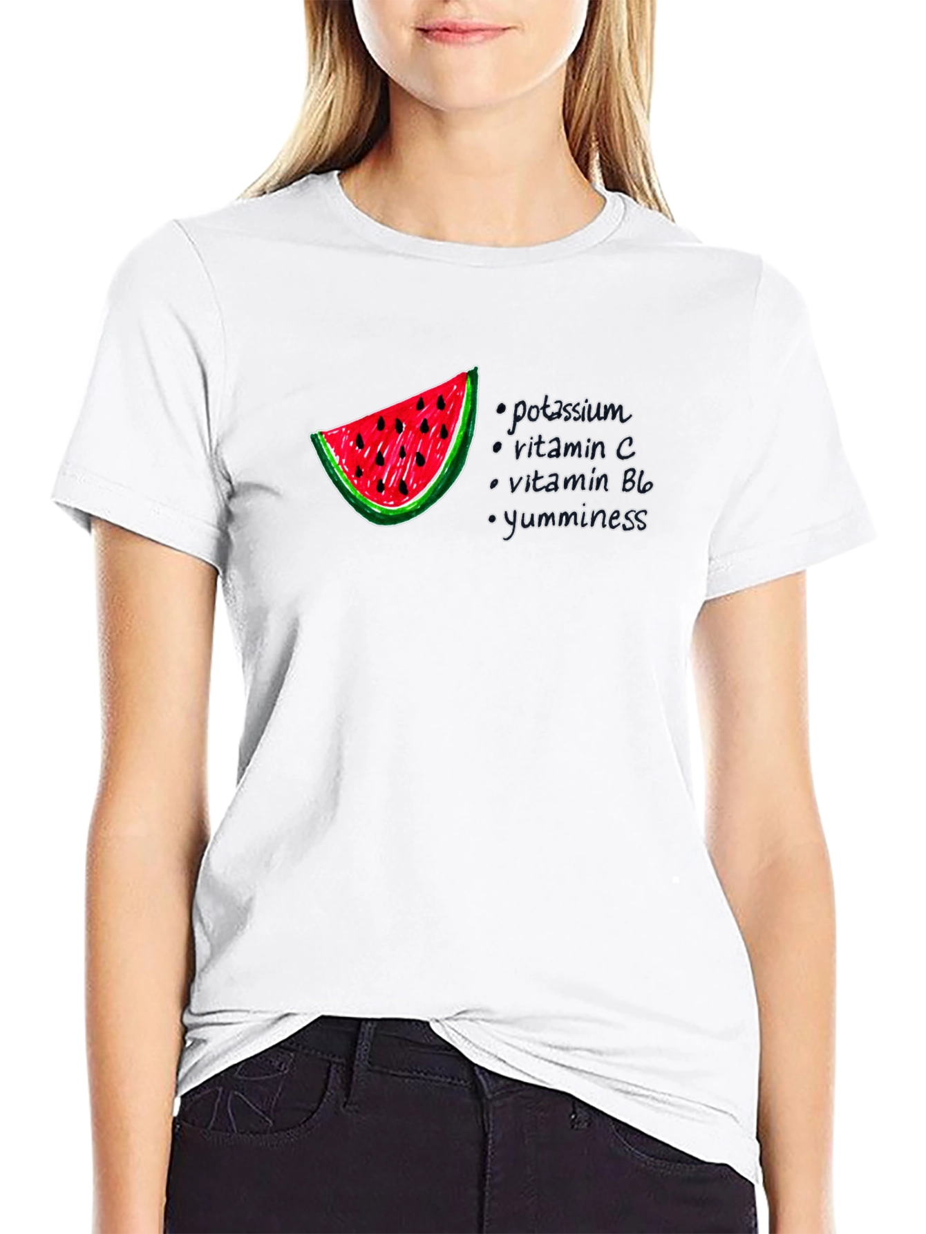 Watermelon Nutrients Graphic T-Shirt