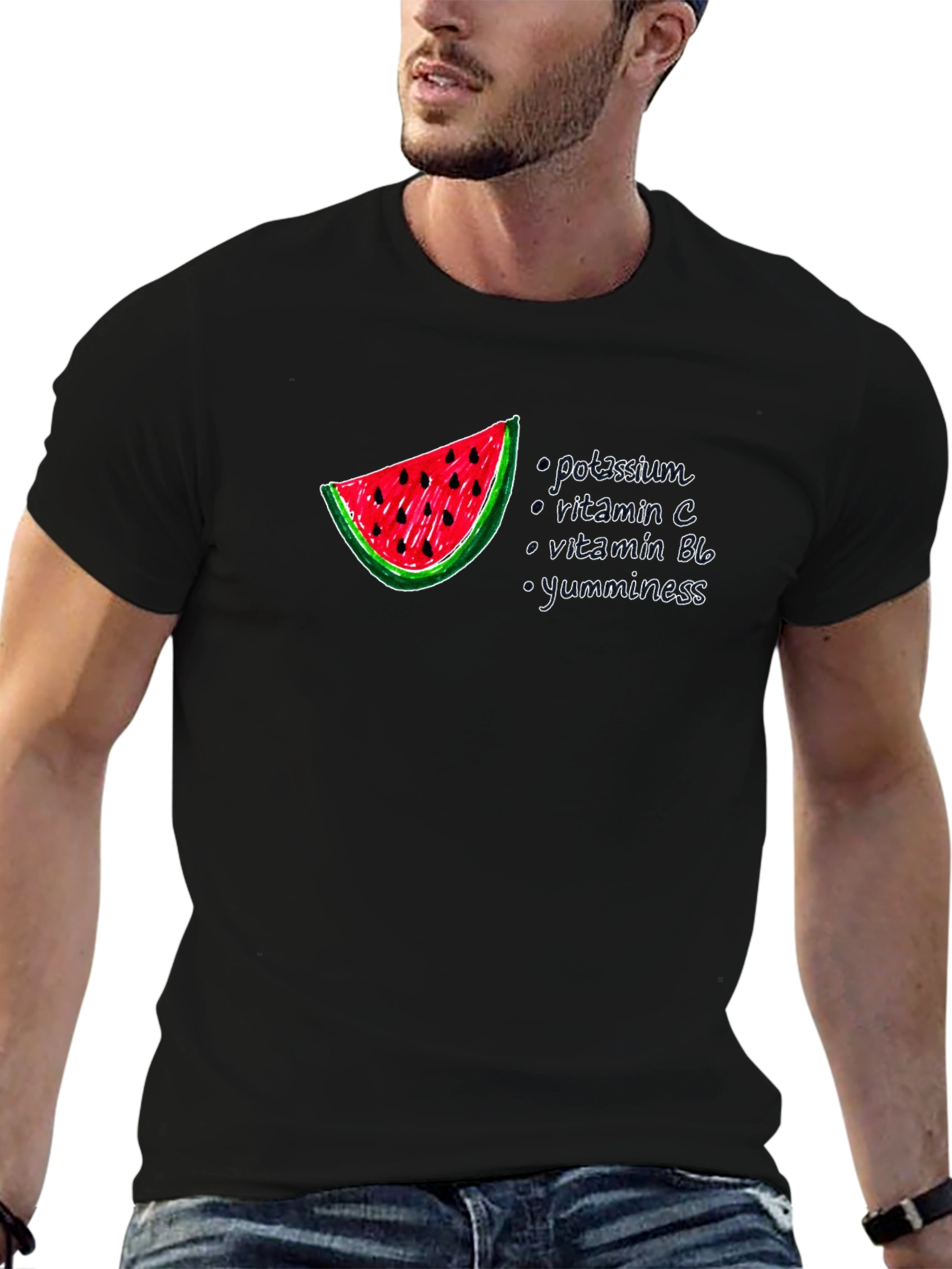 Watermelon Nutrients Graphic T-Shirt