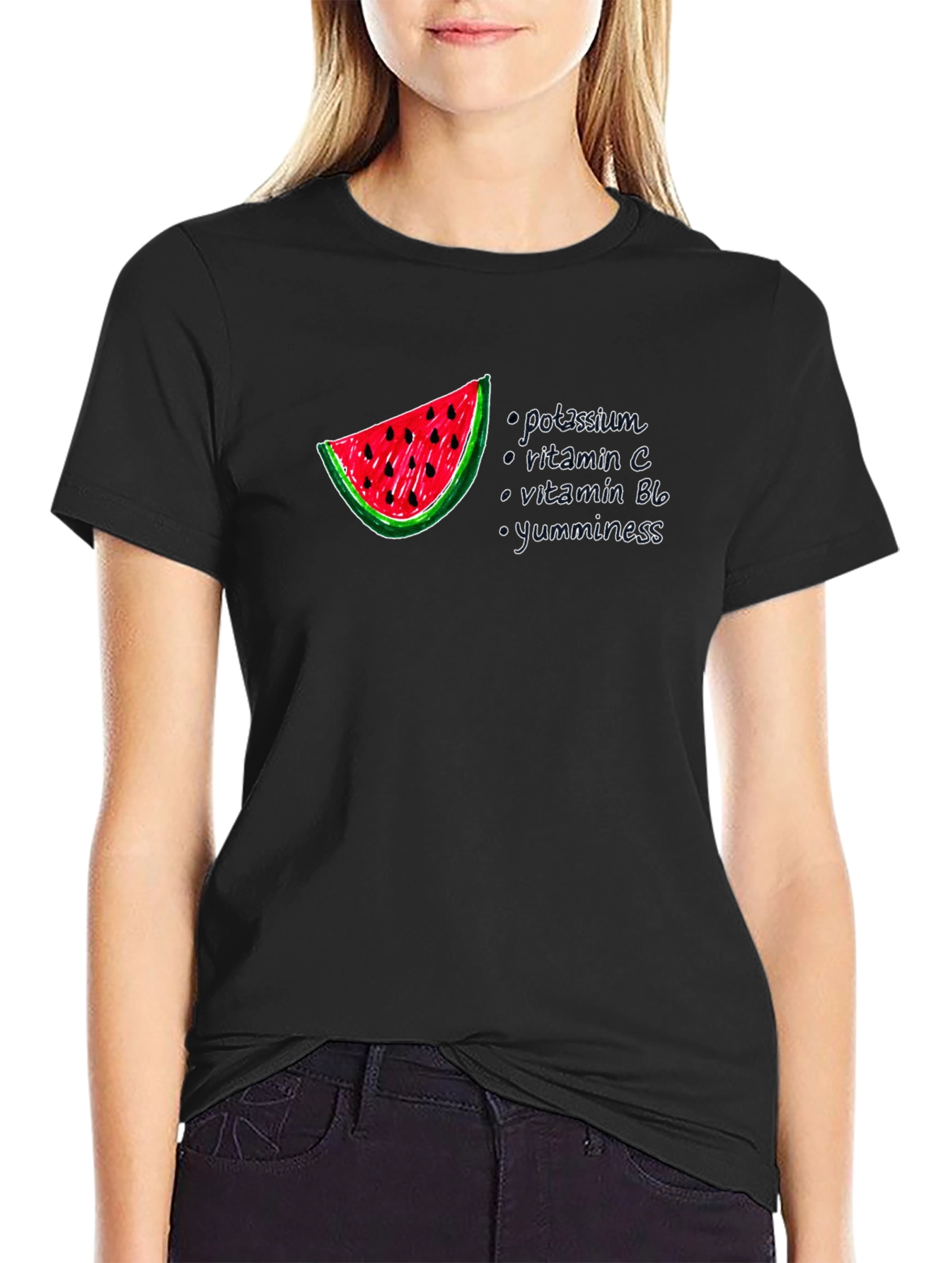 Watermelon Nutrients Graphic T-Shirt