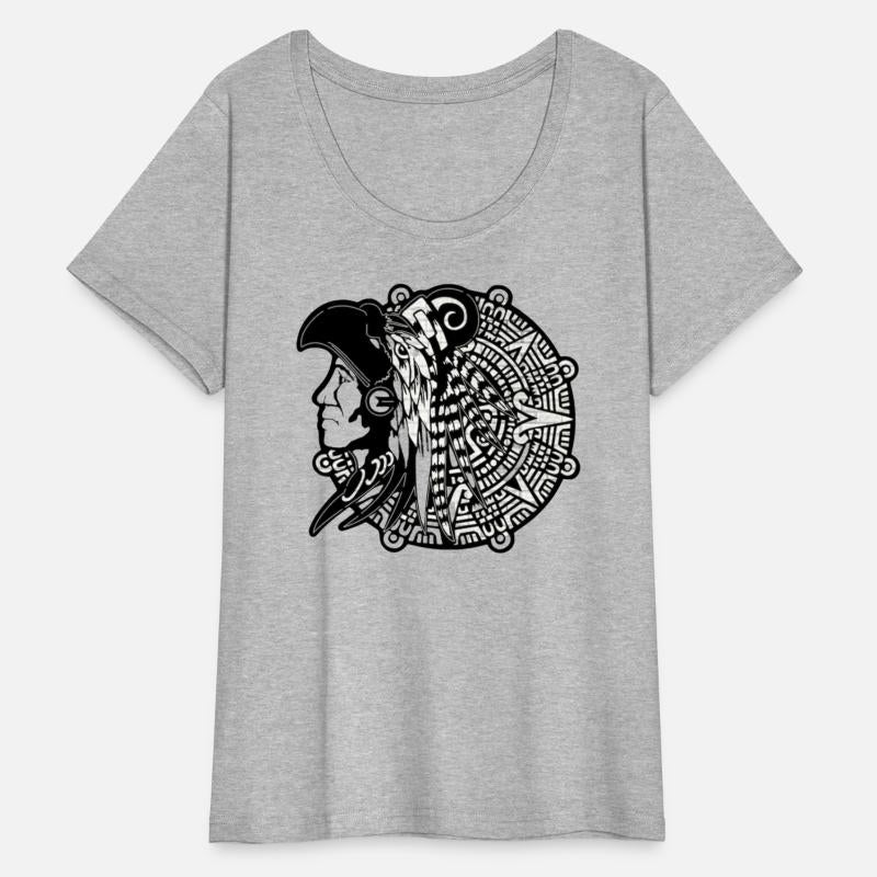 Aztec Head With Mayan Calendar