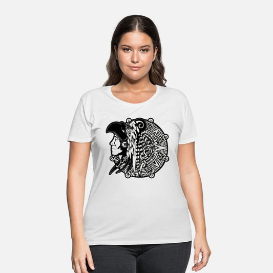 Aztec Head With Mayan Calendar