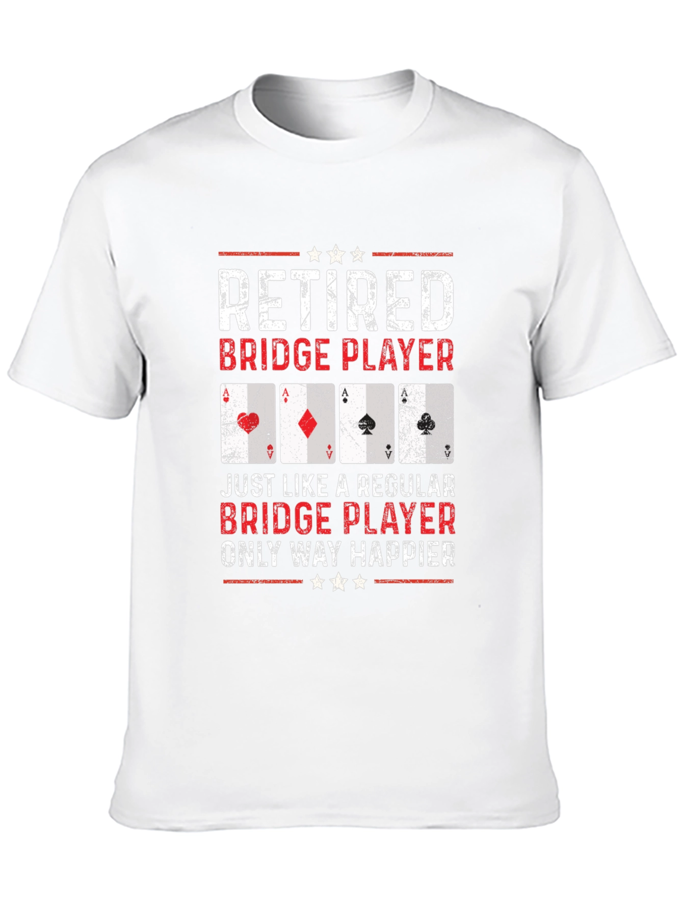 Retired Bridge Player Graphic Tee