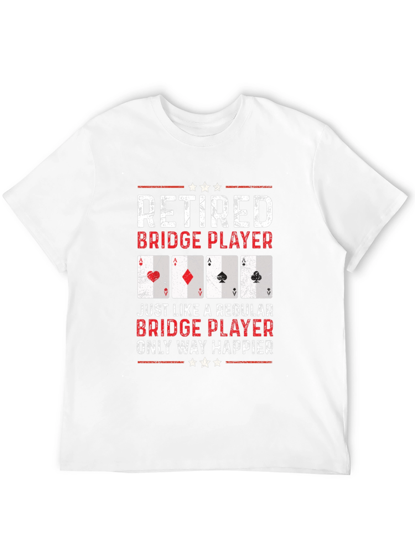 Retired Bridge Player Graphic Tee