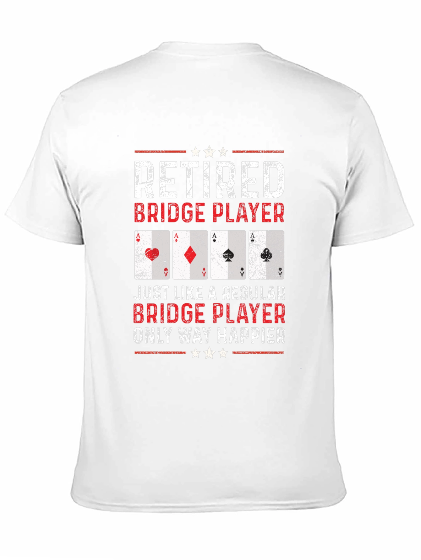 Retired Bridge Player Graphic Tee