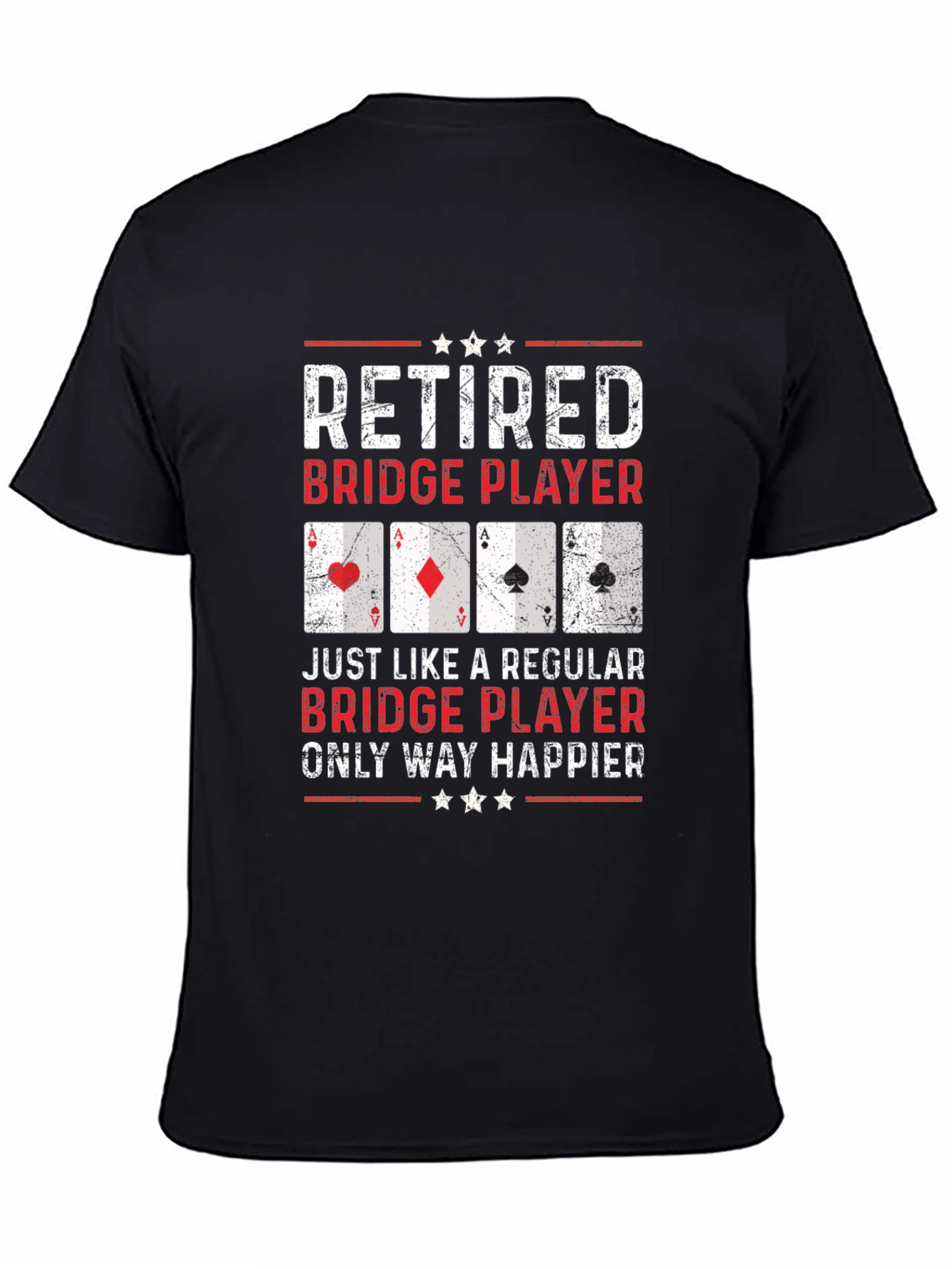 Retired Bridge Player Graphic Tee