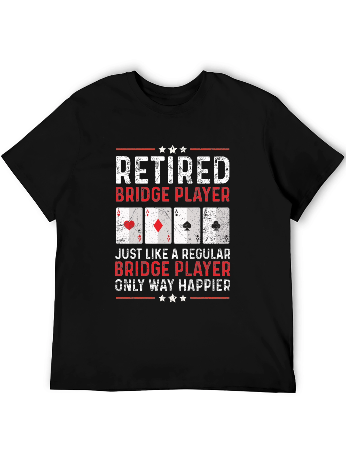 Retired Bridge Player Graphic Tee