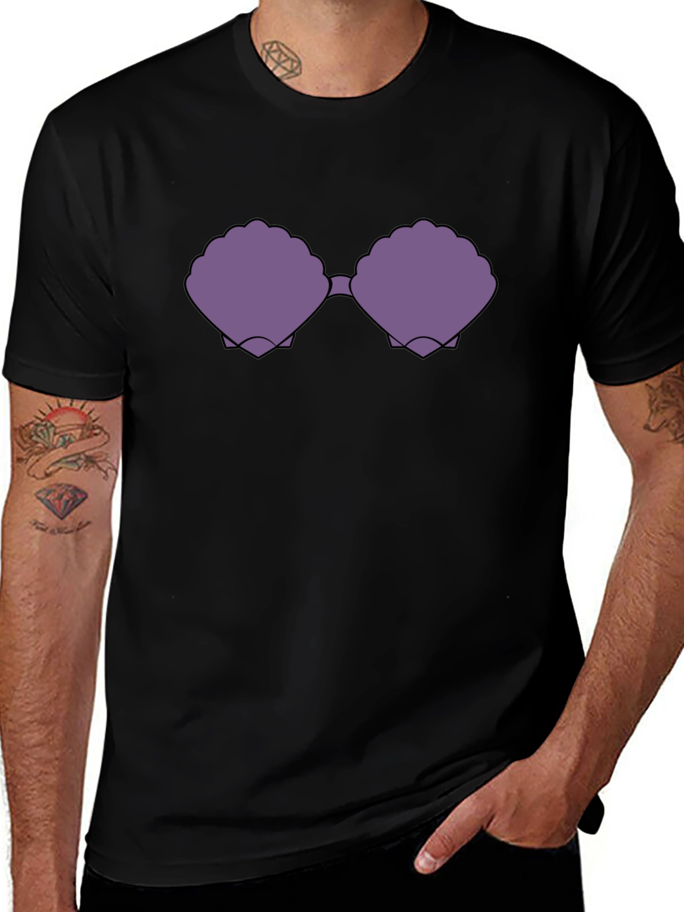 Ariel Shell Bra Graphic T-Shirt