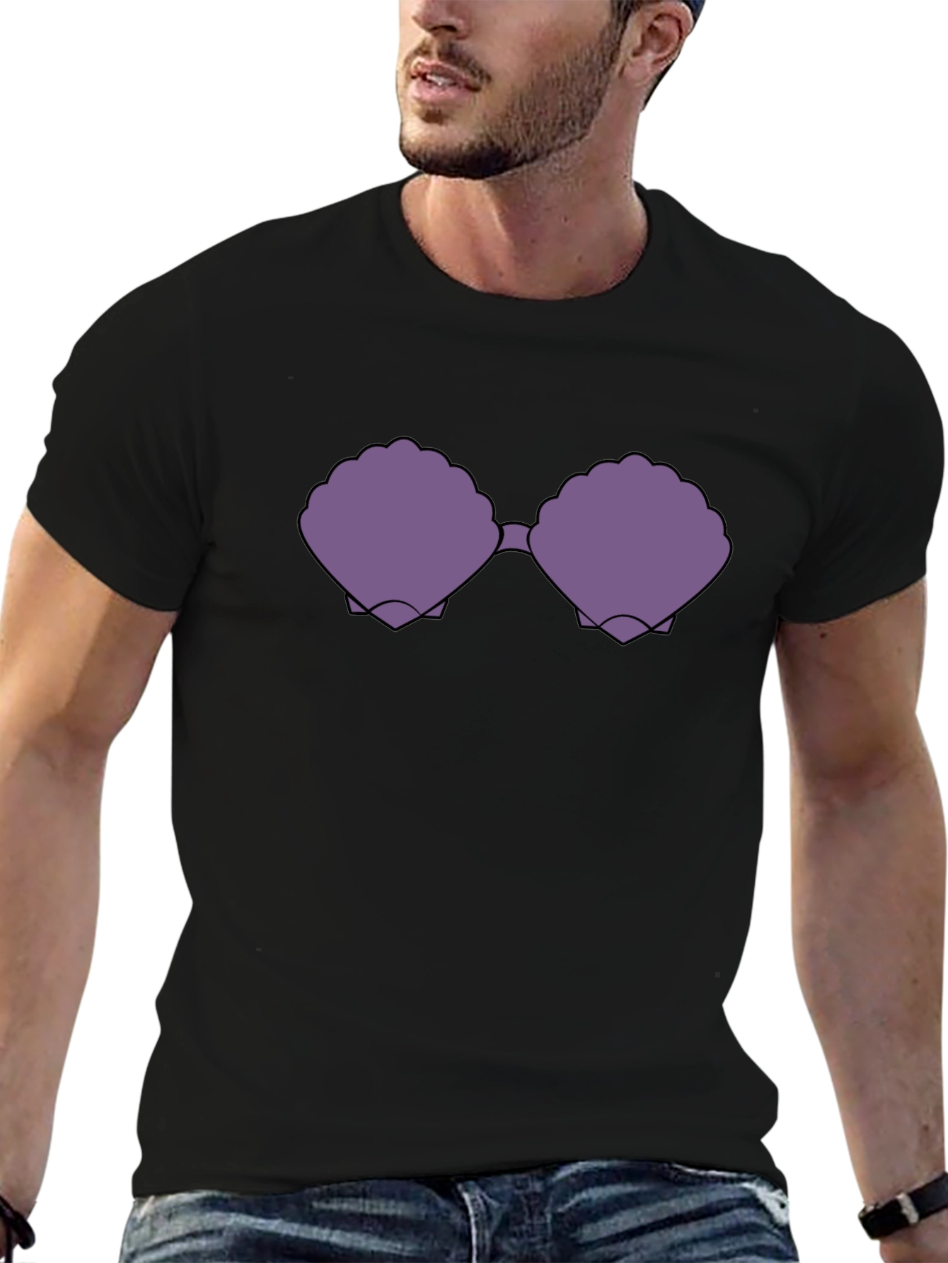 Ariel Shell Bra Graphic T-Shirt