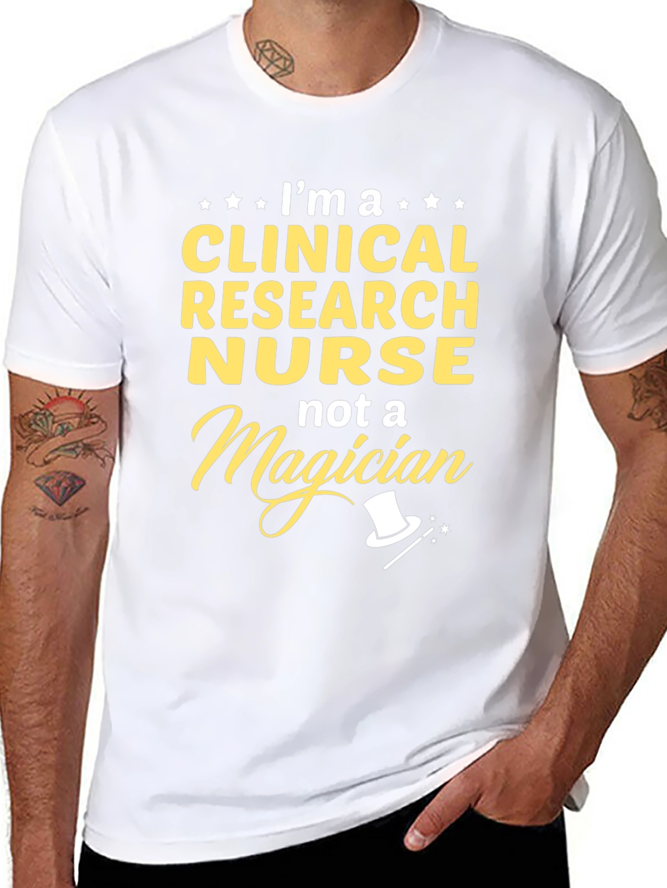 Clinical Research Nurse T-Shirt - Not A Magician