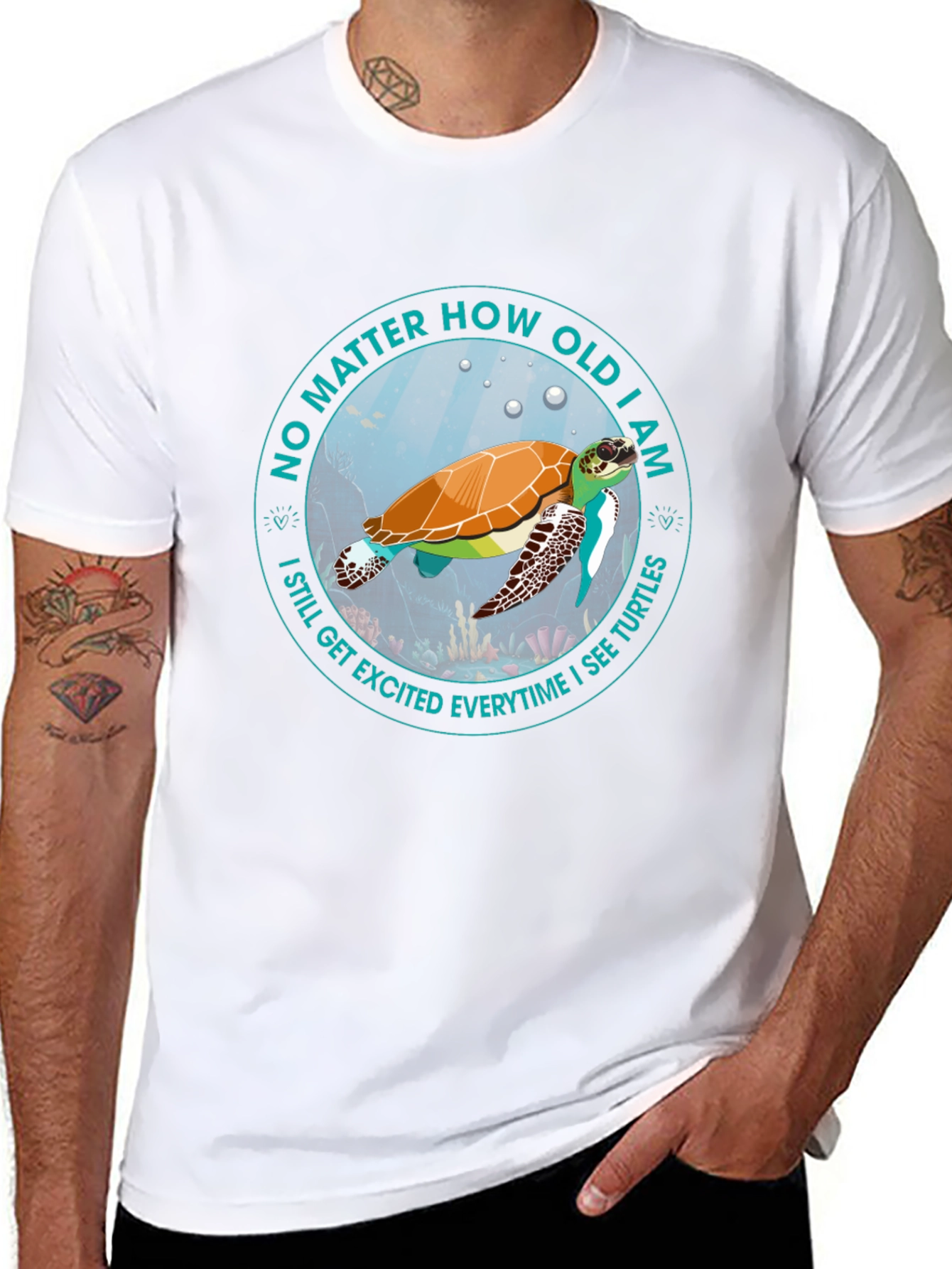 Turtle Lover T-Shirt: No Matter How Old I Am