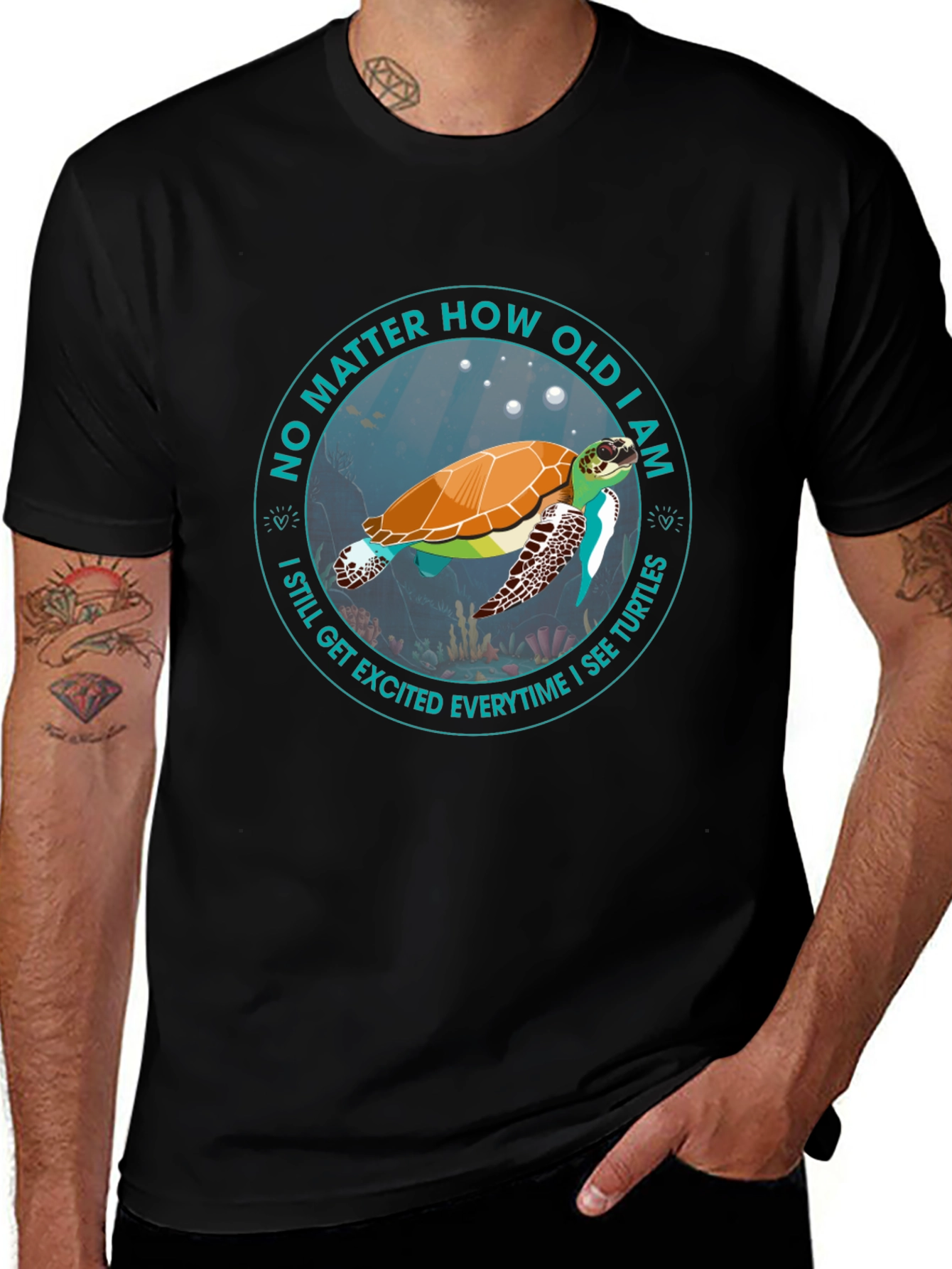 Turtle Lover T-Shirt: No Matter How Old I Am