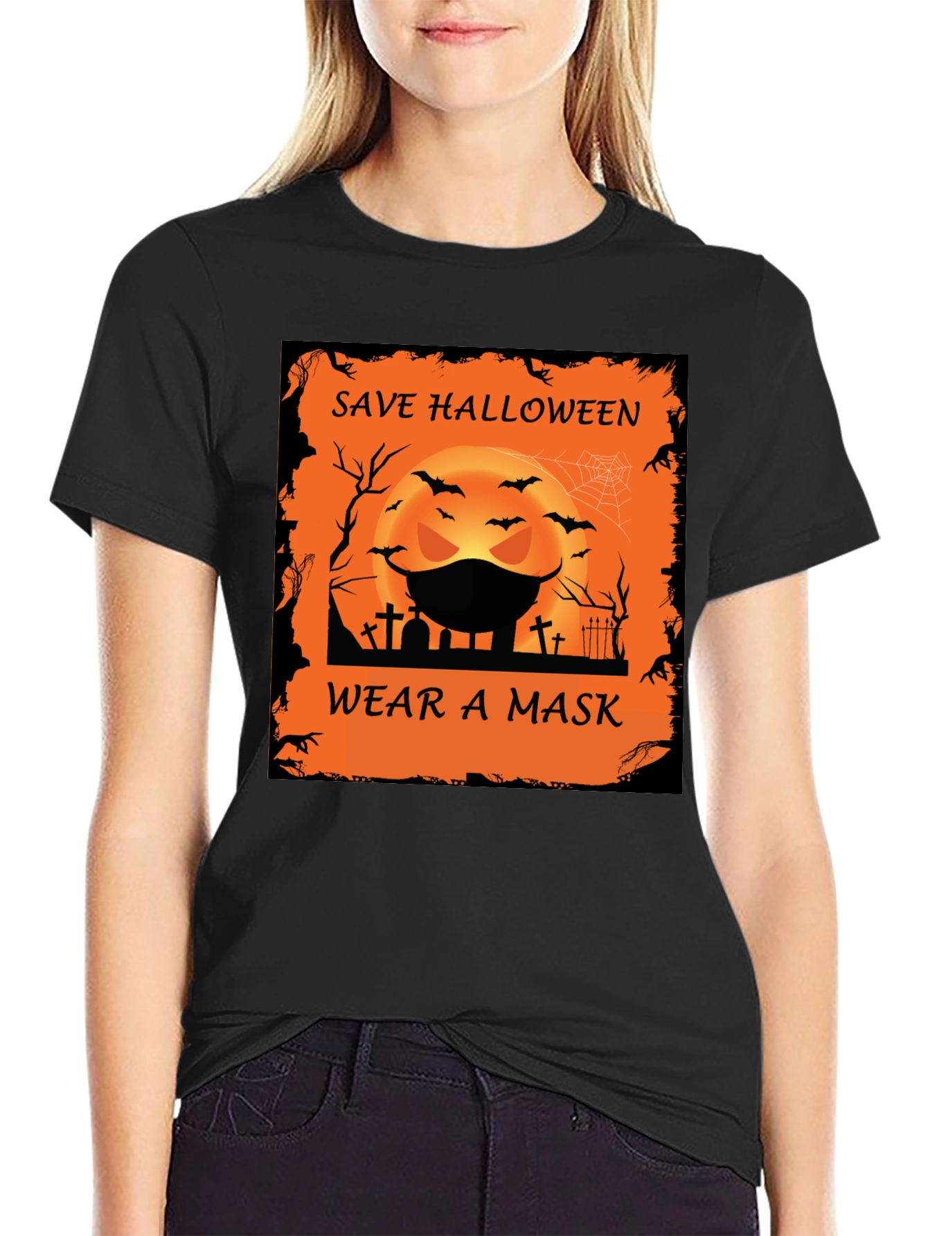 Save Halloween Wear a Mask T-Shirt
