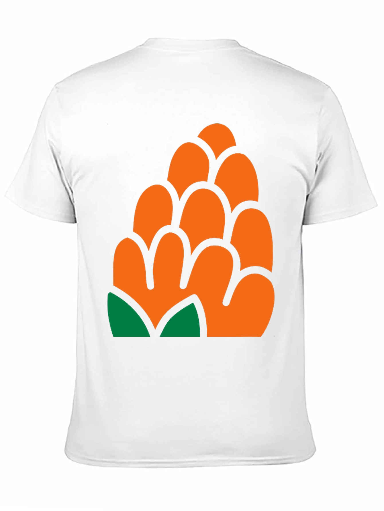 Pinecone Graphic Print T-Shirt - Casual Style