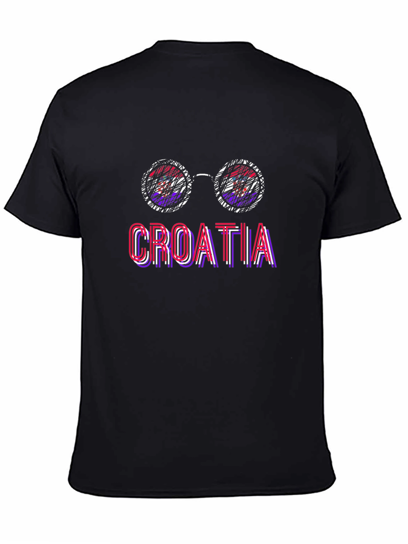 Croatia Sunglasses T-Shirt -  Croatian Pride