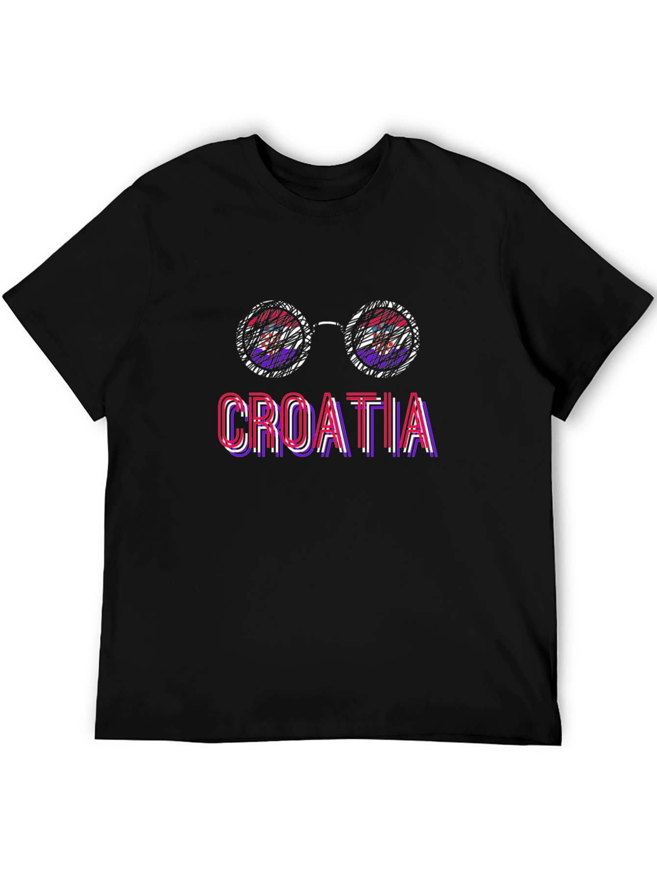 Croatia Sunglasses T-Shirt -  Croatian Pride