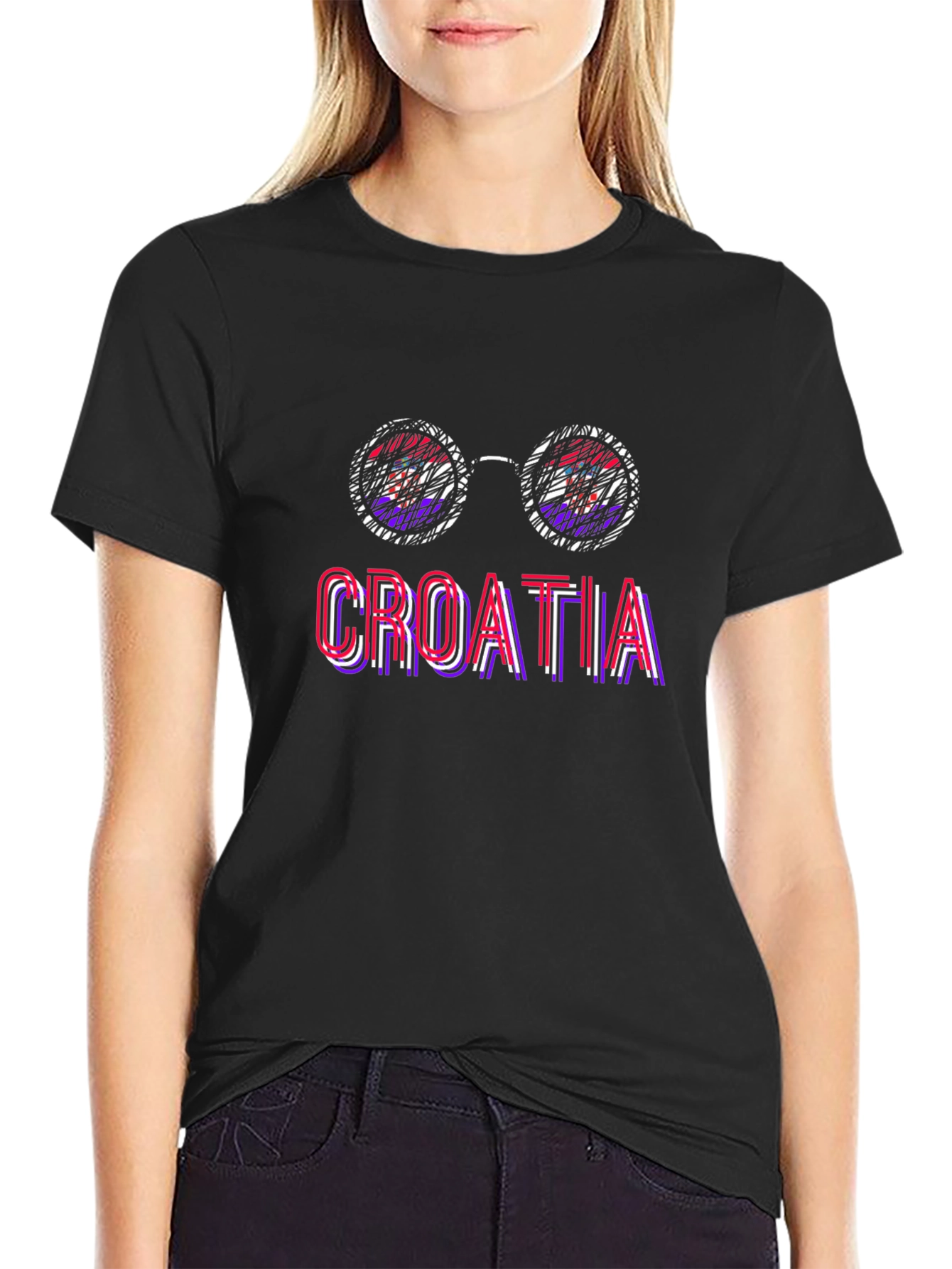 Croatia Sunglasses T-Shirt -  Croatian Pride