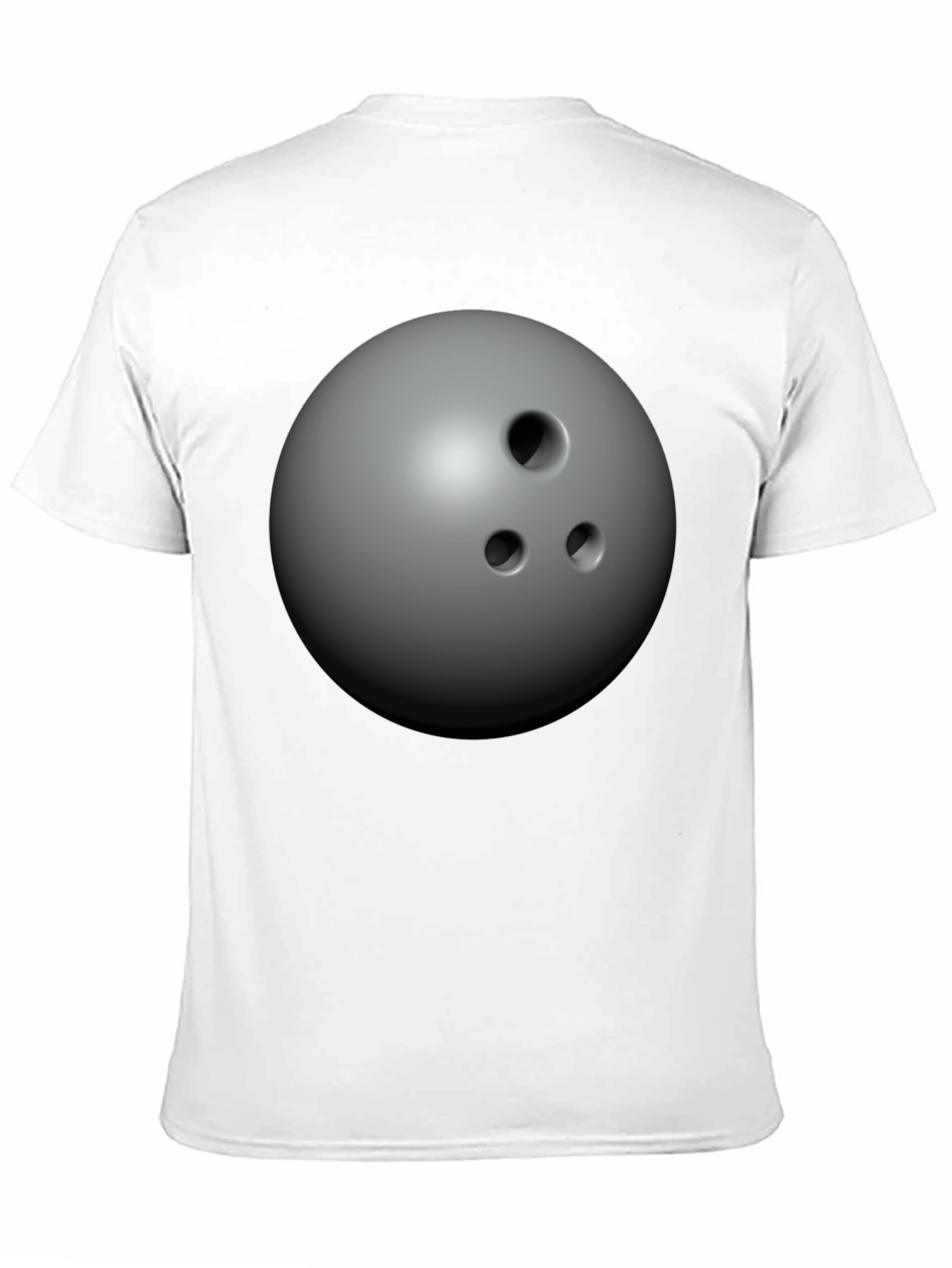 Bowling Ball Graphic Tee - Unisex Black T-Shirt